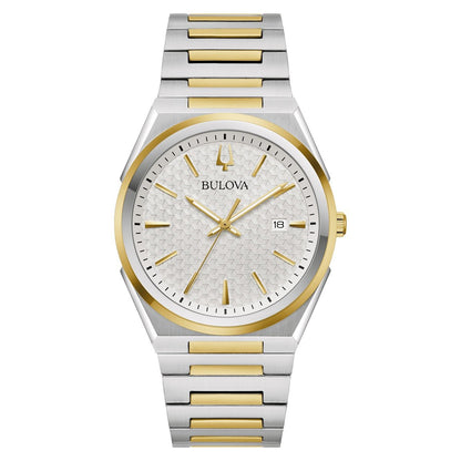 Classic Two Tone Stainless Steel Quartz Men's Watch - www.Shopthatapp.com