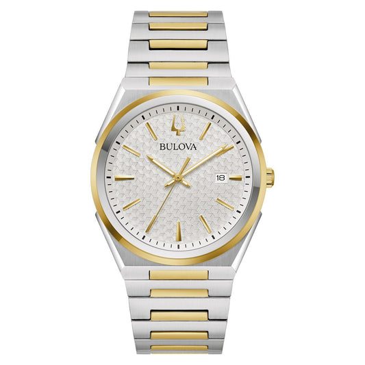 Classic Two Tone Stainless Steel Quartz Men's Watch - www.Shopthatapp.com