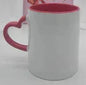 Coated Mug Heart Shaped Handle Inner Color Cup Ceramic Cup Customized - www.Shopthatapp.com