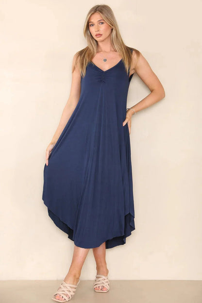 Robe froncée sur le devant Coco