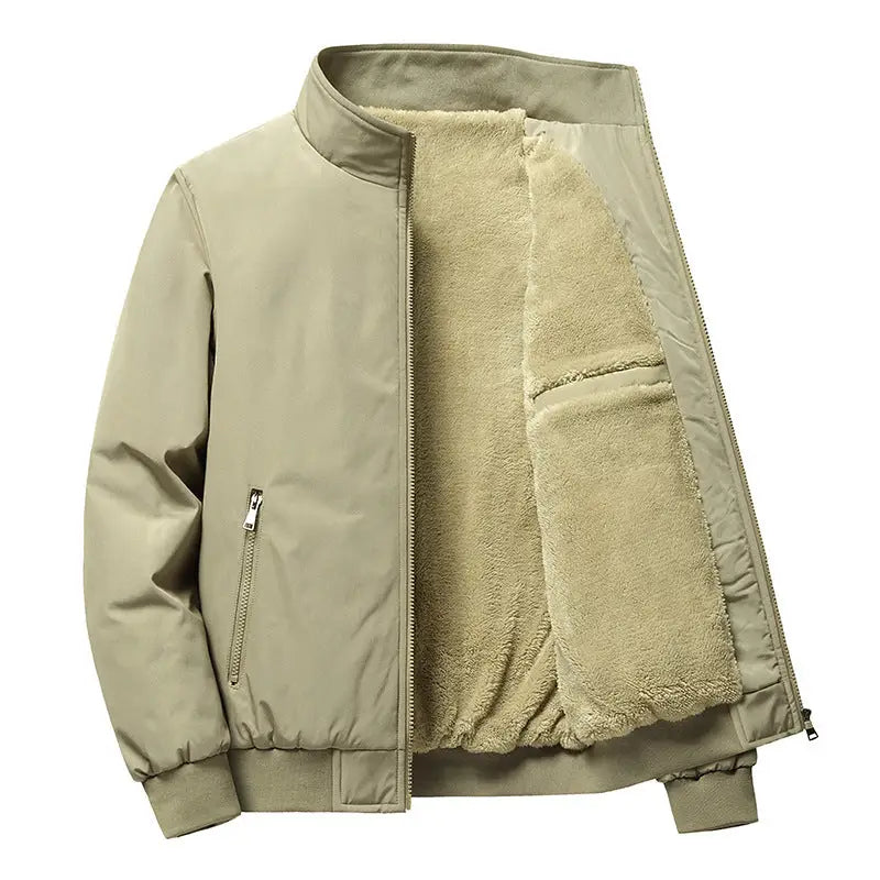 Collar Cotton-padded Coat Oversized Coat Men - www.Shopthatapp.com