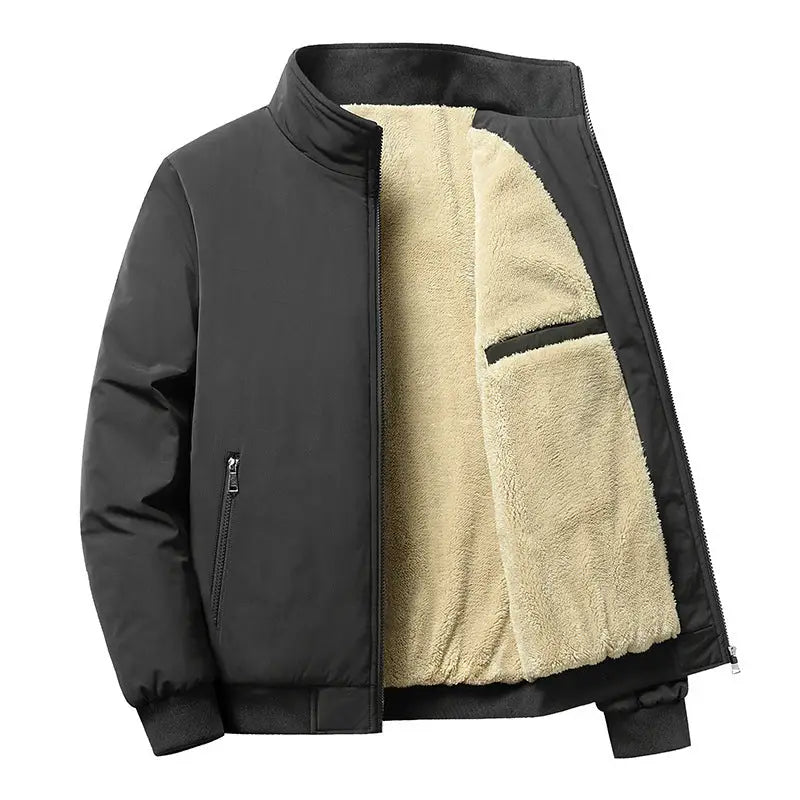 Collar Cotton-padded Coat Oversized Coat Men - www.Shopthatapp.com
