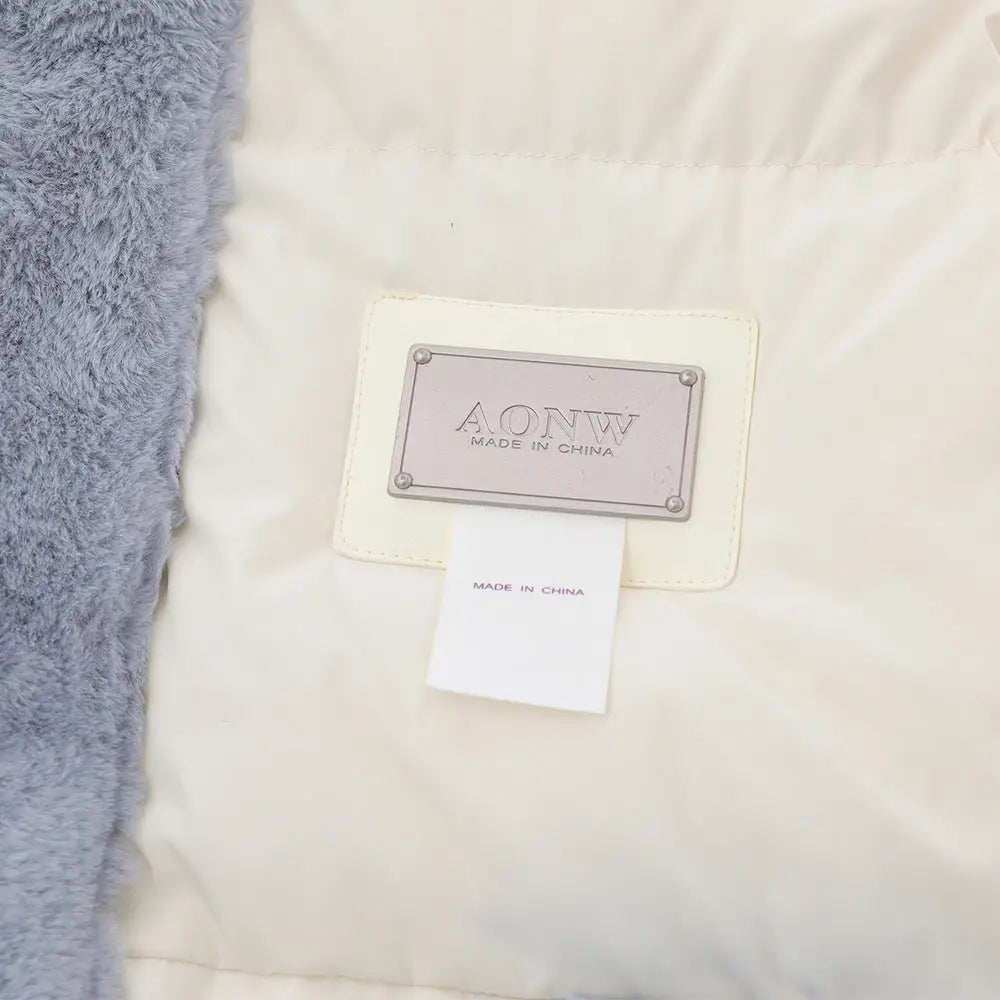 Color Contrast Patchwork Plush Stand-up Collar Cotton-padded Coat Men - www.Shopthatapp.com