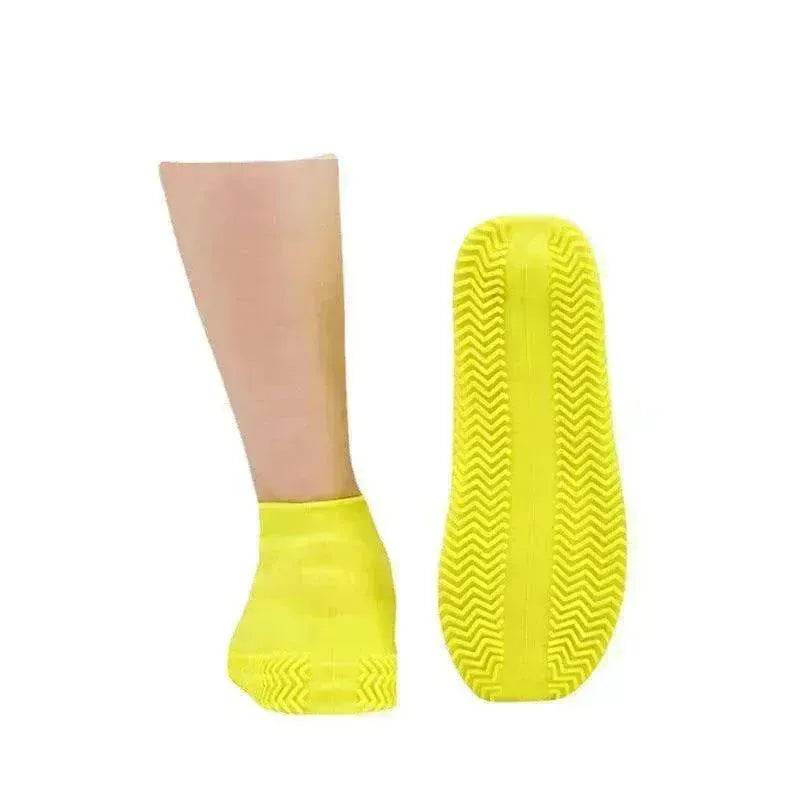 colorful Portable Silicone Waterproof Non-slip Shoe Cover - www.Shopthatapp.com