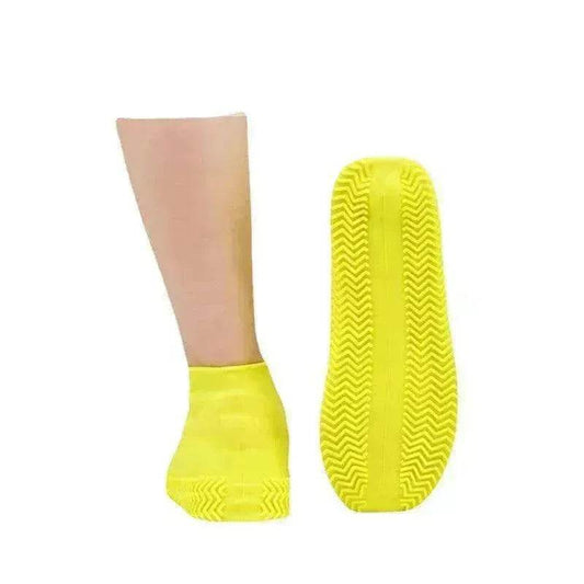 colorful Portable Silicone Waterproof Non-slip Shoe Cover - www.Shopthatapp.com