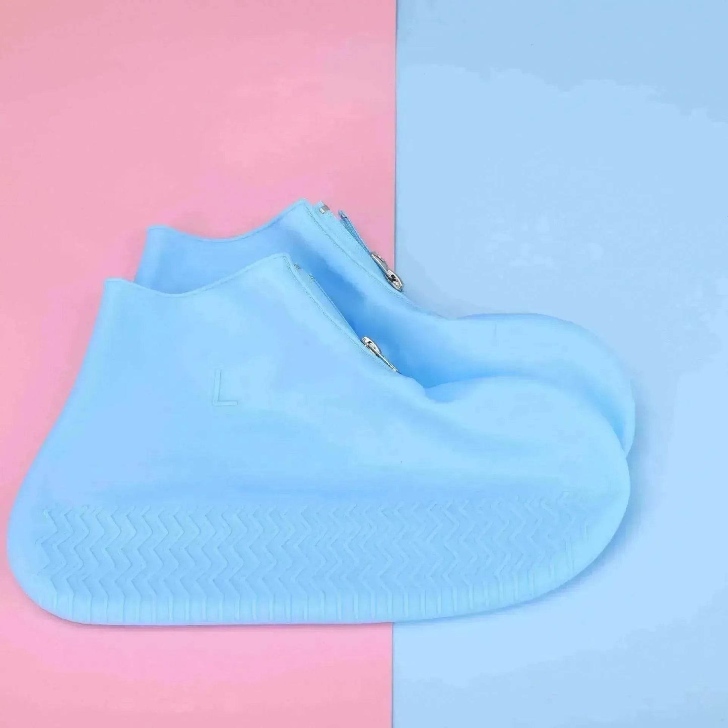 colorful Portable Silicone Waterproof Non-slip Shoe Cover - www.Shopthatapp.com