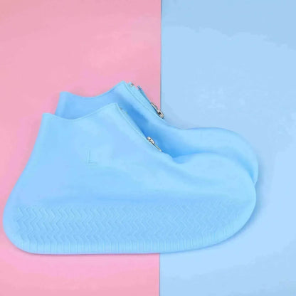 colorful Portable Silicone Waterproof Non-slip Shoe Cover - www.Shopthatapp.com