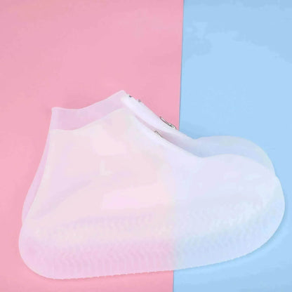 colorful Portable Silicone Waterproof Non-slip Shoe Cover - www.Shopthatapp.com