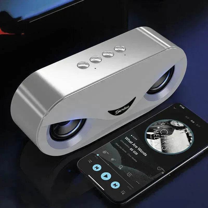 Colorful Lights Wireless Bluetooth Speaker Dual Speakers Subwoofer - www.Shopthatapp.com