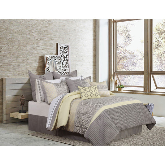 Comforter 7 Piece Set King Calibre - www.Shopthatapp.com