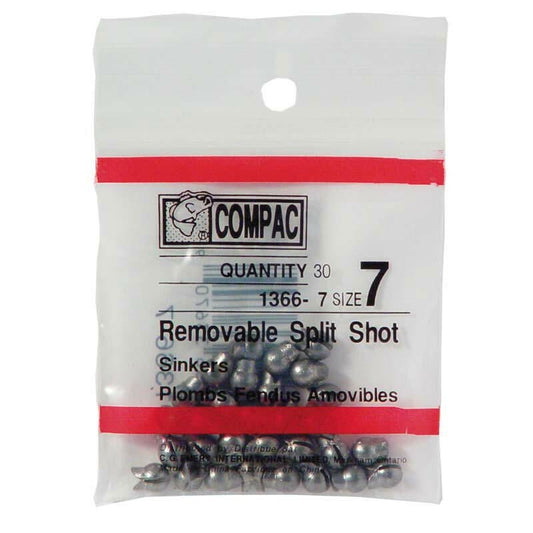 COMPAC Removable Split Shot Sinkers - www.Shopthatapp.com