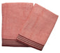 Coral Velvet Border Towels - www.Shopthatapp.com