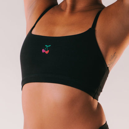Cotton Stretch Scoop Bralette - www.Shopthatapp.com