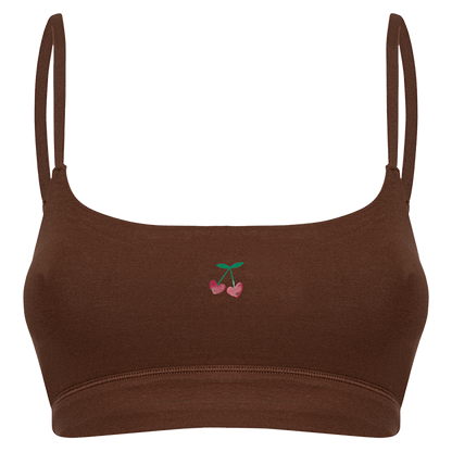 Cotton Stretch Scoop Bralette - www.Shopthatapp.com