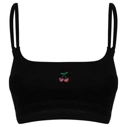 Cotton Stretch Scoop Bralette - www.Shopthatapp.com