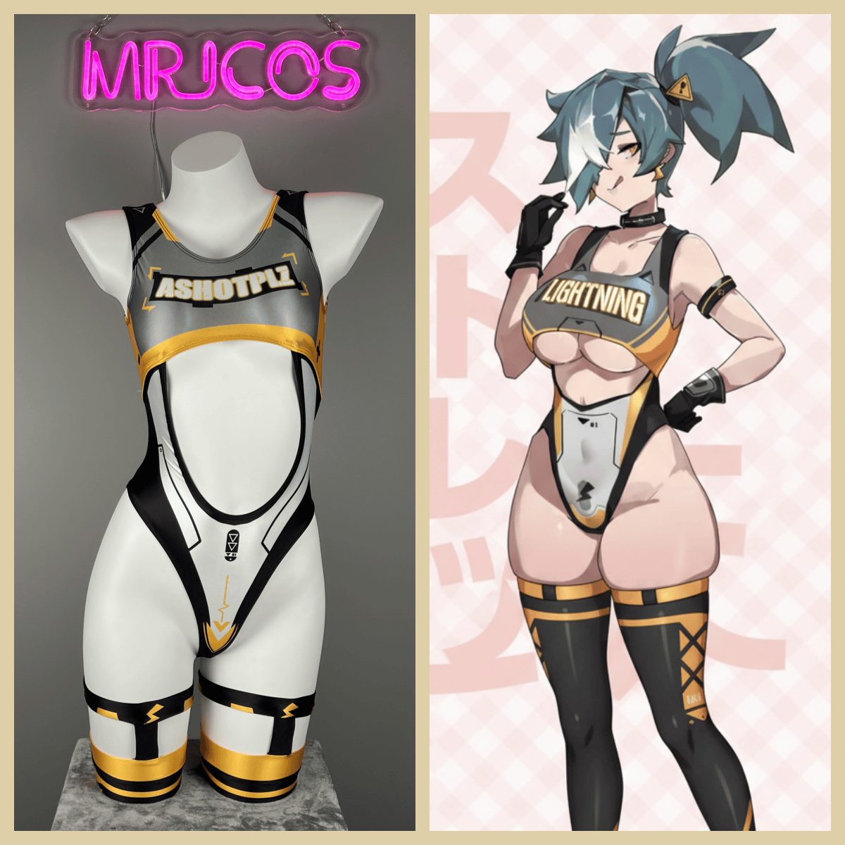 Anime Sci-fi Spandex Sexy Swim Racing Suit Wet Suit Cosplay Costume Bodysuit - www.Shopthatapp.com