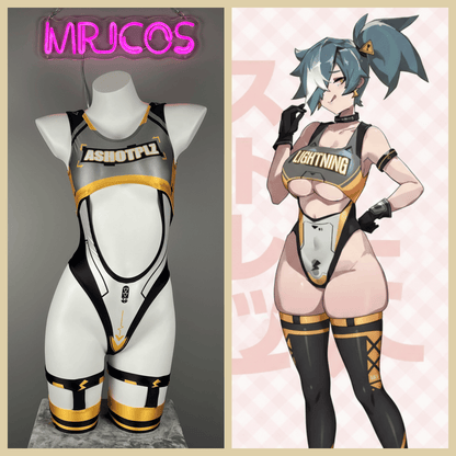 Anime Sci-fi Spandex Sexy Swim Racing Suit Wet Suit Cosplay Costume Bodysuit - www.Shopthatapp.com