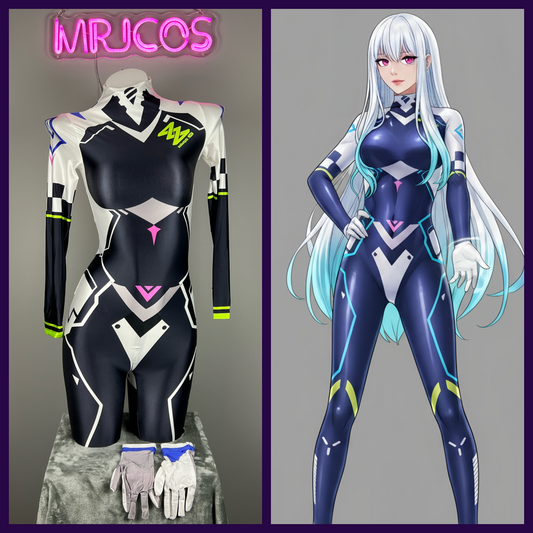 Anime Sci-fi Spandex Swimwear Cosplay Bodysuit Race Queen Costume Zentai - www.Shopthatapp.com