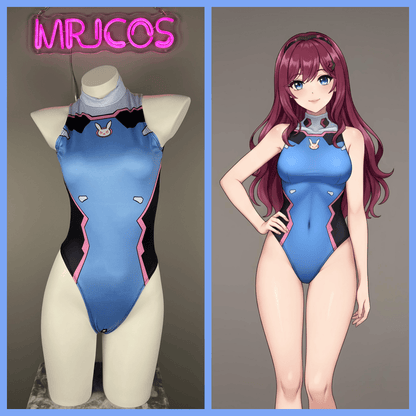 Crotchless Anime Cosplay BodySuit Lingerie Costume - www.Shopthatapp.com