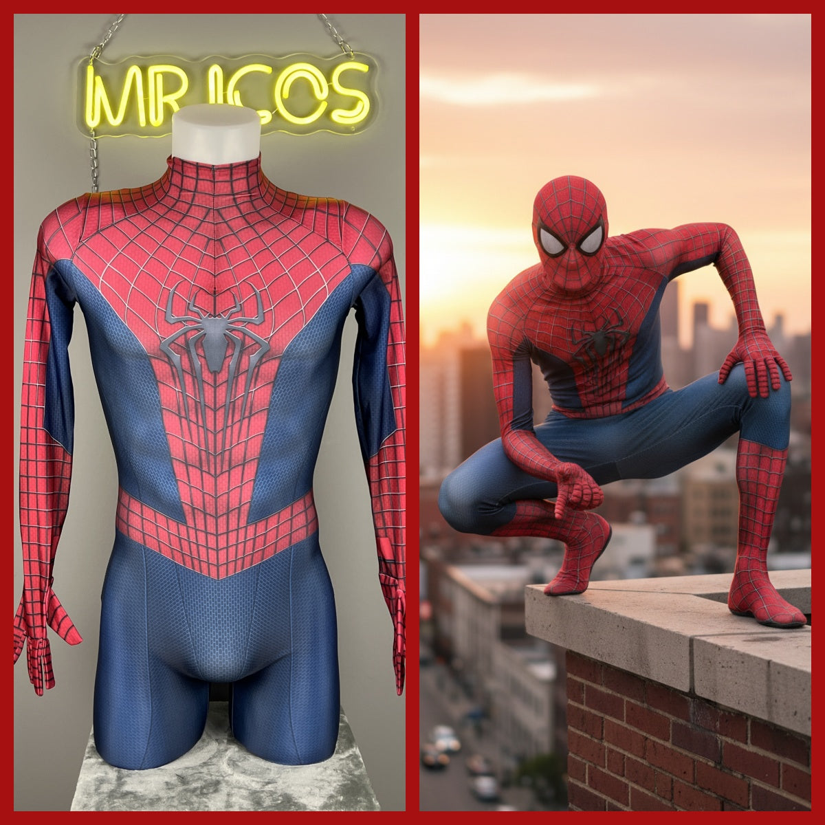 Super Hero Amazing Spider Cosplay Full Bodysuit Halloween Costume Zentai - www.Shopthatapp.com