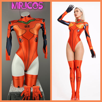 Anime Style Spandex Cosplay BodySuit Plugsuit Halloween Costume Zentai - www.Shopthatapp.com
