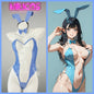 Bunny Girl PU Leather See Through Cosplay Bodysuit Costume Lingerie - www.Shopthatapp.com