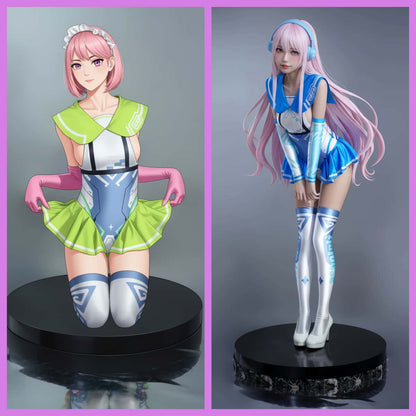 Japanese Anime Girl Spandex Swimwear Racing Suit Wet Suit Race Queen Costume - www.Shopthatapp.com