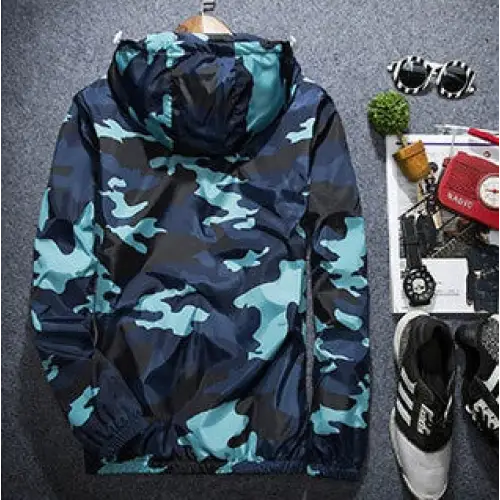 Covrlge Men Jacket Fashion Spring Men Brand Camouflage Jackets Casual Mens Coat Men's Hooded Luminous Zipper Coats MWJ011 - www.Shopthatapp.com