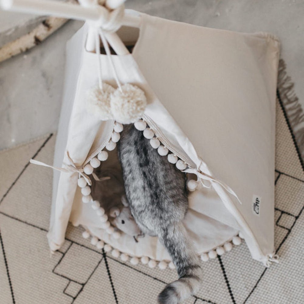 Cozy Cat & Dog Tent Bed-Pet supplies and goodies-www.Shopthatapp.com-PetWithMe