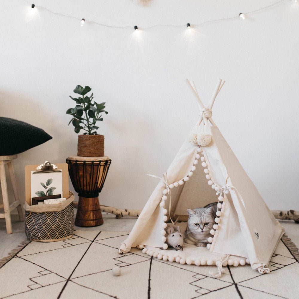 Cozy Cat & Dog Tent Bed-Pet supplies and goodies-www.Shopthatapp.com-PetWithMe