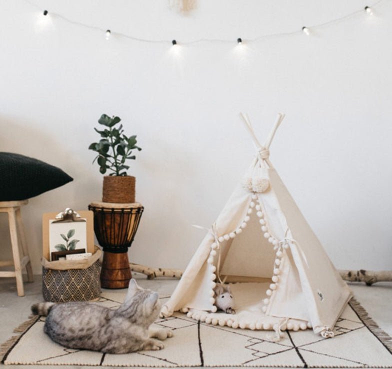 Cozy Cat & Dog Tent Bed-Pet supplies and goodies-www.Shopthatapp.com-PetWithMe