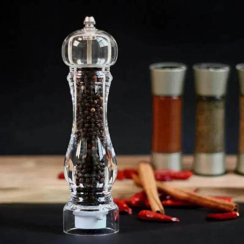Creative kitchen appliances hand glass grinder with pepper mill - www.Shopthatapp.com