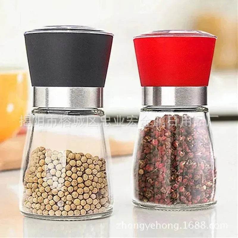 Creative kitchen appliances hand glass grinder with pepper mill - www.Shopthatapp.com