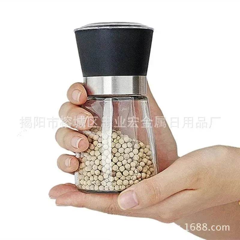 Creative kitchen appliances hand glass grinder with pepper mill - www.Shopthatapp.com