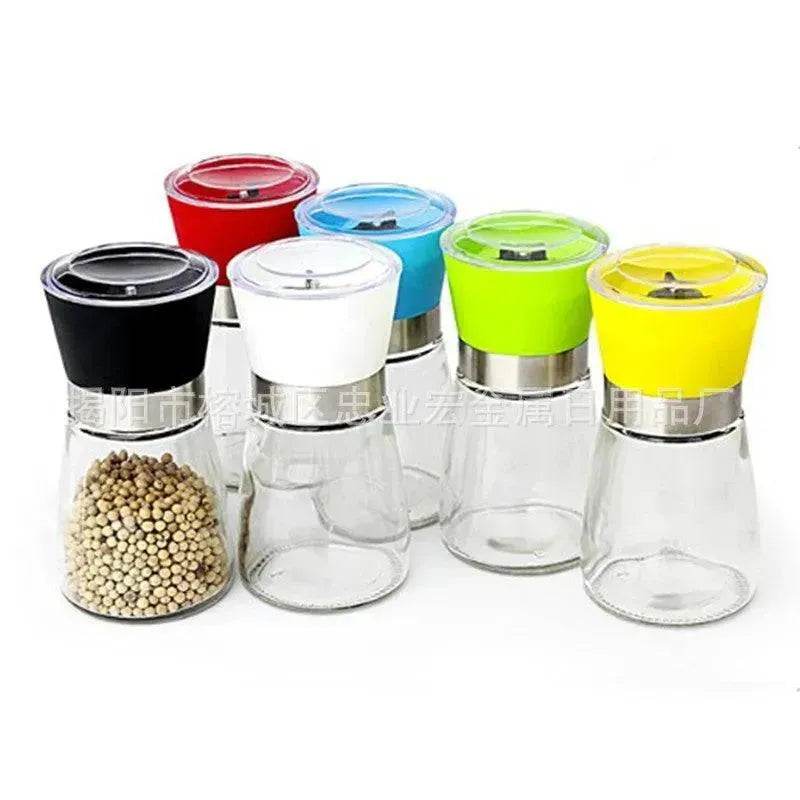 Creative kitchen appliances hand glass grinder with pepper mill - www.Shopthatapp.com