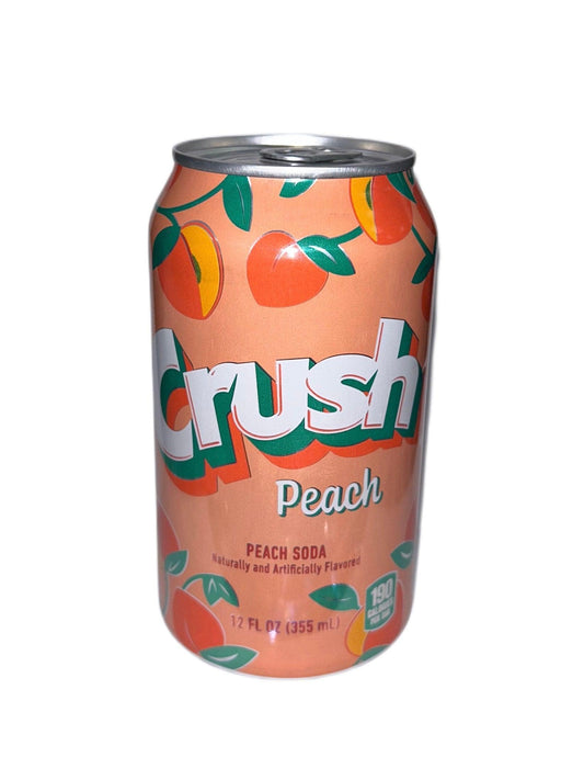 Crush Peach Soda Can 355ML - U.S Edition - www.Shopthatapp.com