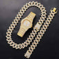 Lost and Found Cuban Link Jewelry Combo Set