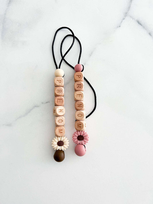 Creation Coco Lyly Custom Floral ID Zipper Pull - Www.Shopthatapp.com