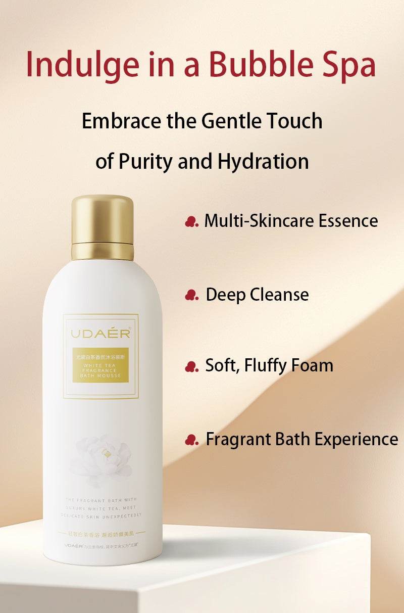 UDAER Cream Bubble Bath Hydrating Shower Gel Gentle Cleansing Body Wash - www.Shopthatapp.com