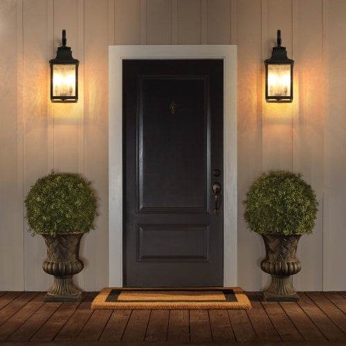 Large Outdoor Glass Wall Light Supports Many Types Of Bulbs -2 Packs - www.Shopthatapp.com