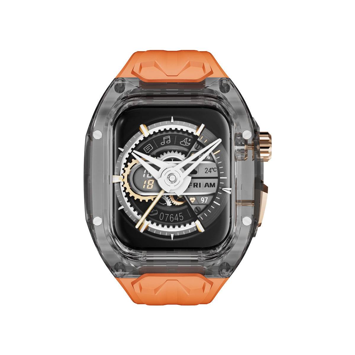 Richard Style Transparent Replacement Watch Case Strap - www.Shopthatapp.com