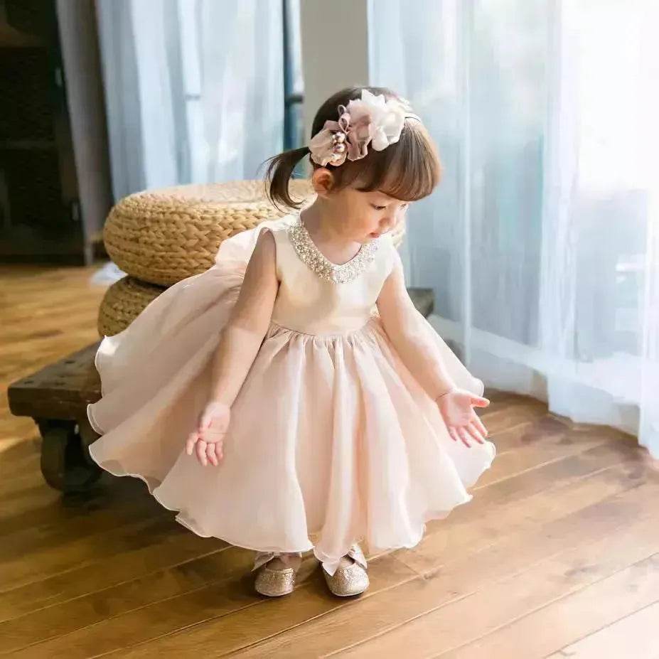 Piano Puffy Gauze Princess Dress Host Birthday Gift Children Dress - www.Shopthatapp.com