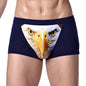Printed Wolf Head Big Bird  Men's Boxer Briefs Underwear - www.Shopthatapp.com