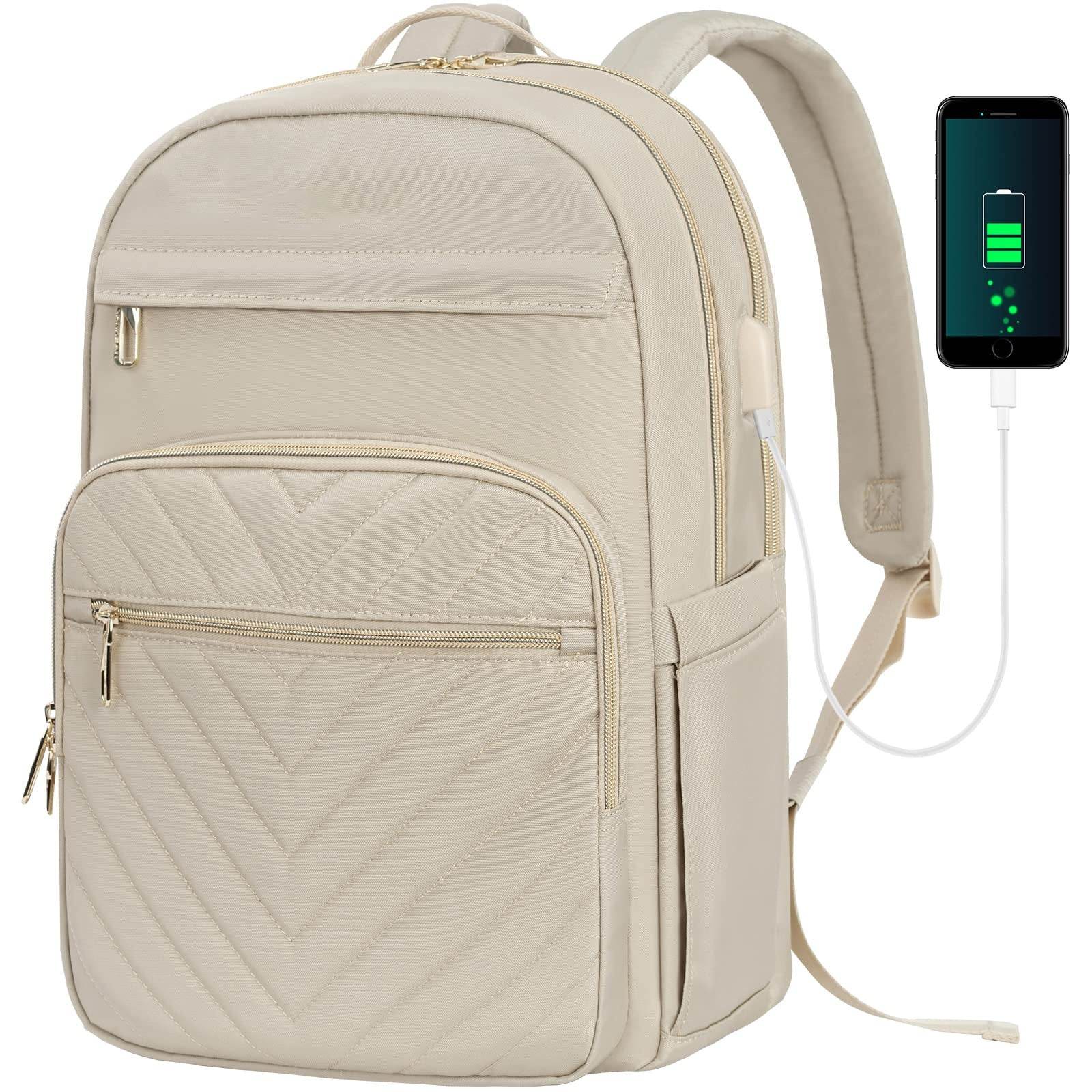 Plain Large Capacity College and High School Backpack - www.Shopthatapp.com