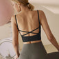 Summer Sling Sleeveless Backless Yoga Workout top Running Skipping Rope Nude Feel Workout top - www.Shopthatapp.com