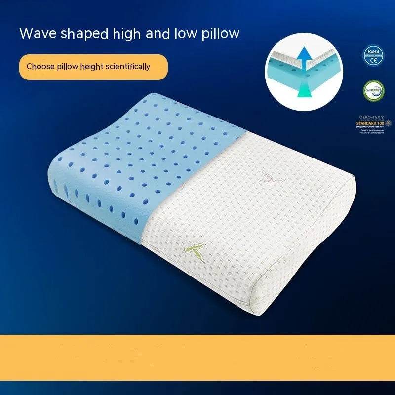 Memory Pillow Slow Rebound Wave Neck Protector - www.Shopthatapp.com