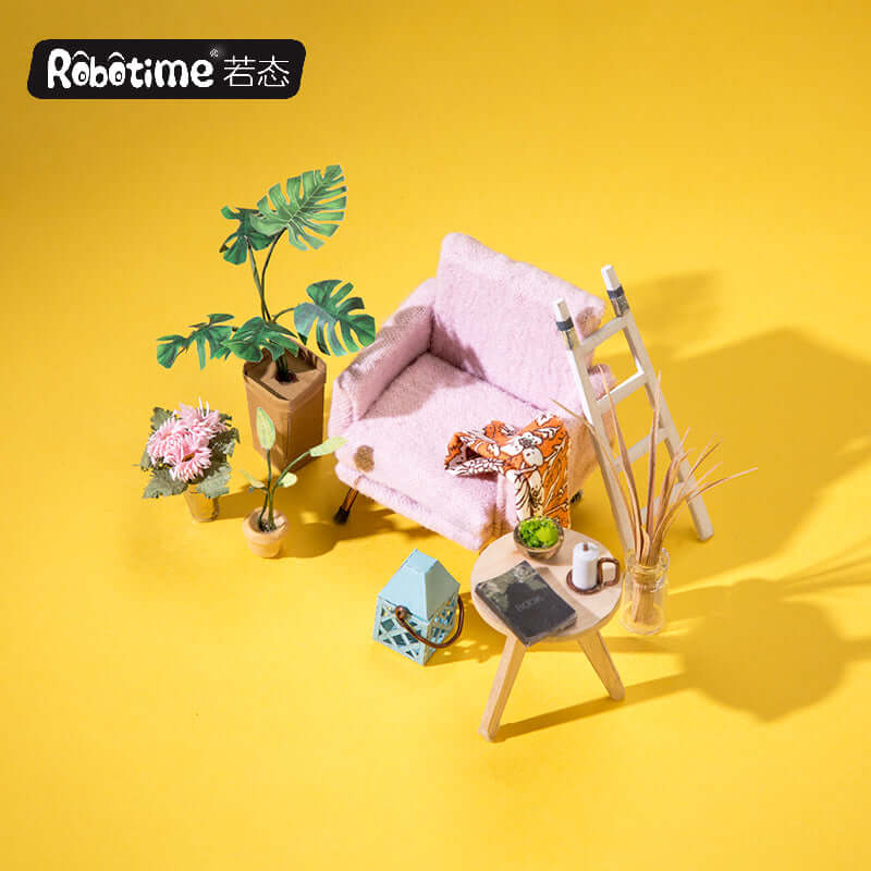 Elegant 1:24 DIY Miniature Balcony Dollhouse Kit - www.Shopthatapp.com