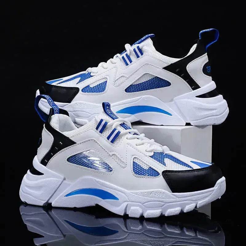 Y2K Fashion Outfit White Sneakers Men Non Slip Walking Running Shoes Sports - www.Shopthatapp.com