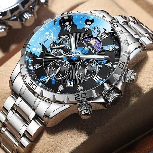 Men's Mechanical Full-automatic Waterproof Advanced Quartz Watch - www.Shopthatapp.com