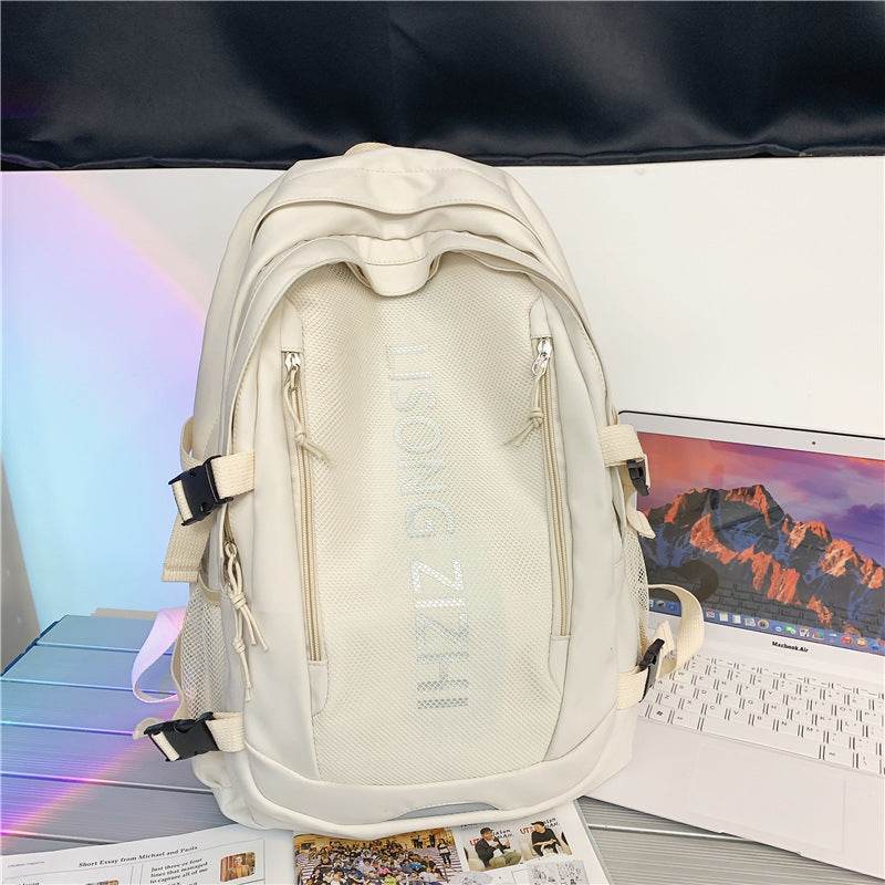Simple Large Capacity Waterproof High School Backpack for Teens - www.Shopthatapp.com